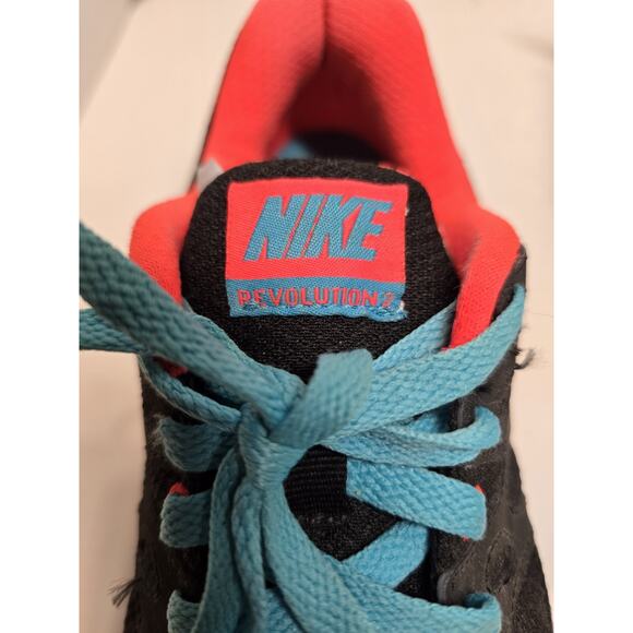 Nike Revolution 2 Sneakers Womens 8 Black Blue Running Shoes Casual 554900-009 - Picture 6 of 7